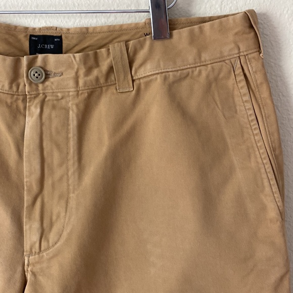 J.Crew Men’s British Khaki Shorts 9’ Size 35 - Picture 7 of 15